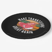 感謝祭を再素晴らしびトランプキンにする – Hallowee ペーパープレート (アングル)