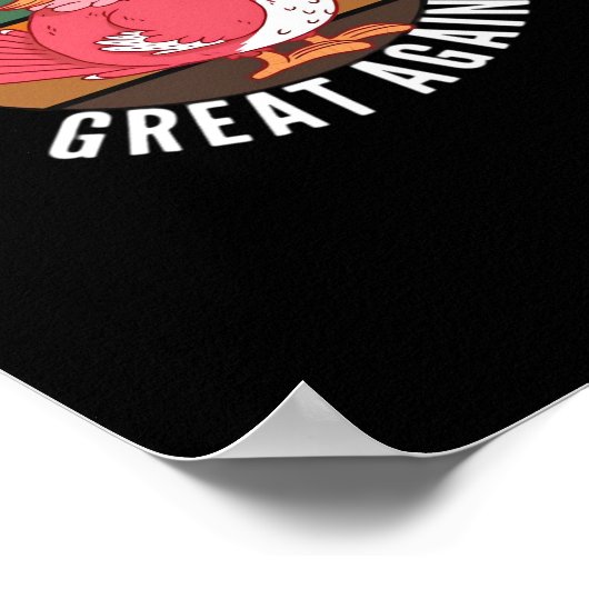 感謝祭を再素晴らしびトランプキンにする – Hallowee ポスター (角)