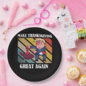 感謝祭を再素晴らしびトランプキンにする – Sloth & S ペーパープレート (パーティー)