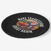 感謝祭を再素晴らしびトランプキンに作る – おもしろい Tur ペーパープレート (アングル)