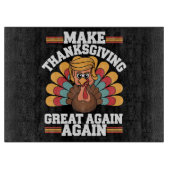 感謝祭を再素晴らしびトランプ2024 カッティングボード (正面)