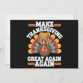 感謝祭を再素晴らしびトランプ2024 シーズンカード (正面)