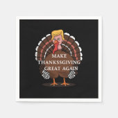 感謝祭を再素晴らしびトランプ2024 スタンダードカクテルナプキン (正面)