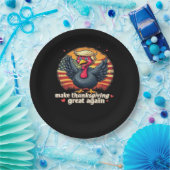 感謝祭を再素晴らし度する感謝祭クラシック ペーパープレート (パーティー)