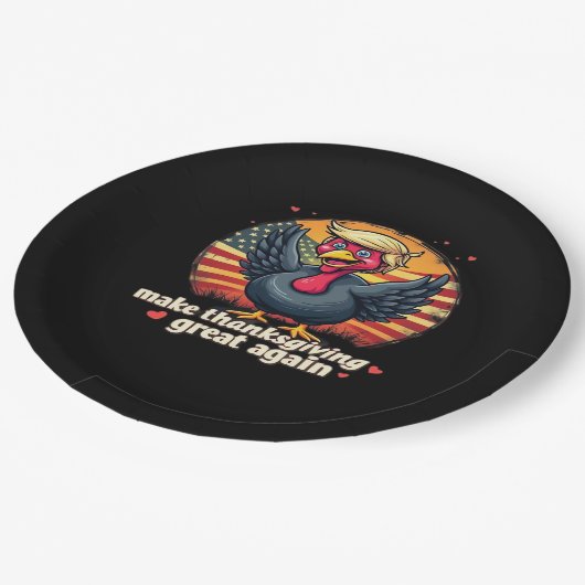 感謝祭を再素晴らし度する感謝祭クラシック ペーパープレート (アングル)