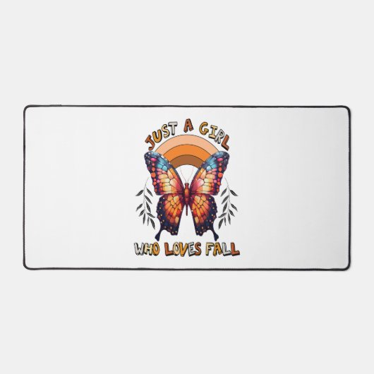 感謝祭を愛する少女に過ぎない秋 デスクマット (正面)