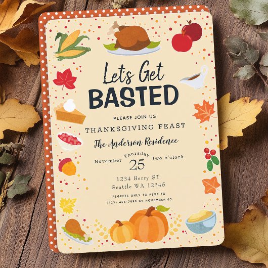 感謝祭を満喫しよう 招待状