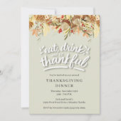 感謝祭を祝おう 招待状 (正面)