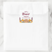 感謝祭を賛美受ける スクエアシール (バッグ)