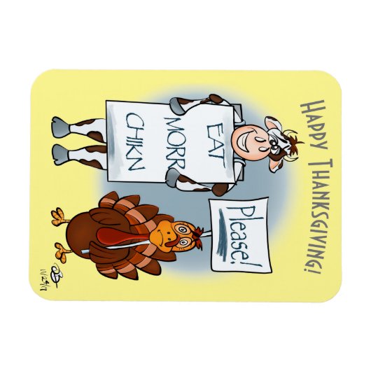 感謝祭を願う マグネット (横)