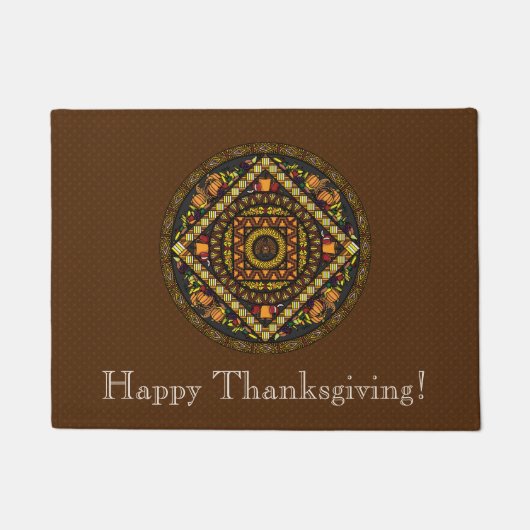 感謝祭アイコンの書式設定 ドアマット (正面)