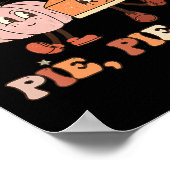 感謝祭アインノウリーベビーハッピー感謝祭 ポスター (角)