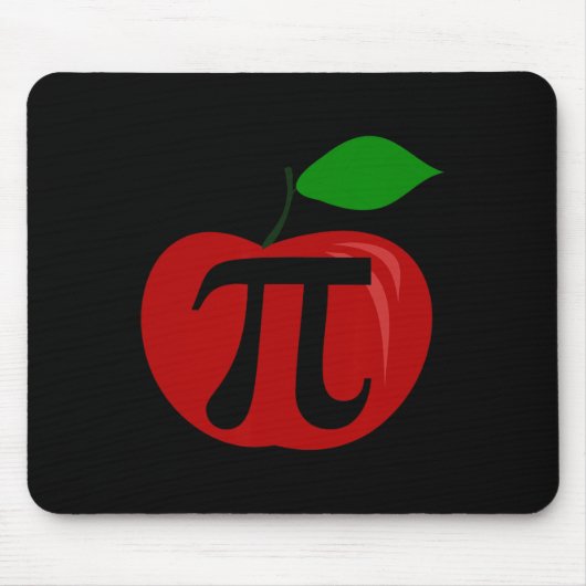 感謝祭アップルパイおもしろい恋人パイ日Math Tea マウスパッド (正面)