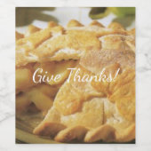 感謝祭アップルパイ ワインラベル (シングルラベル)