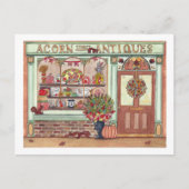 感謝祭アンティークショップウォーター色 ポストカード (正面)