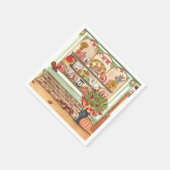 感謝祭アンティーク店 スタンダードカクテルナプキン (角)