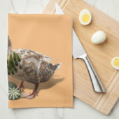 感謝祭インディアンダック キッチンタオル (四つ折り)