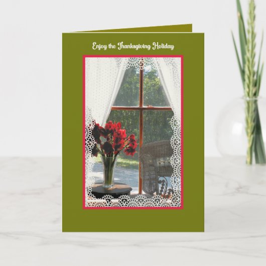 感謝祭ウィンドウデザイン サンキューカード (正面)