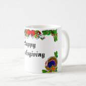 感謝祭エレガントのマグカップ コーヒーマグカップ (正面右)