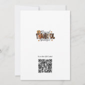 感謝祭エレガントの日 招待状 (裏面)