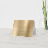 感謝祭エレガントサンキューカード サンキューカード (裏面)