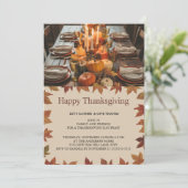 感謝祭エレガントディナー 招待状 (スタンド正面)