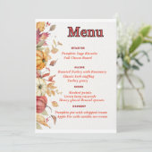 感謝祭エレガントメニュー 招待状 (スタンド正面)