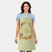感謝祭エレガント楽 エプロン (着用した状態)