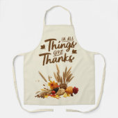 感謝祭エレガント楽 エプロン (正面)