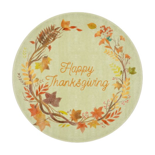 感謝祭エレガント楽 カッティングボード (正面)