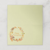 感謝祭エレガント楽 プレイスカード (外部開封)