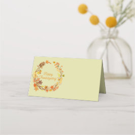 感謝祭エレガント楽 プレイスカード