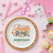 感謝祭オフィスパーティー ペーパープレート (パーティー)