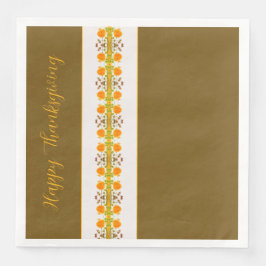 感謝祭オレンジパターン（の模様が）ある色