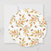 感謝祭オレン葉ジックディナー 招待状 (裏面)