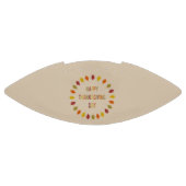 感謝祭オーク葉材 アメリカンフットボール (パネル)