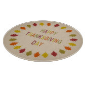 感謝祭オーク葉材 カッティングボード (角)