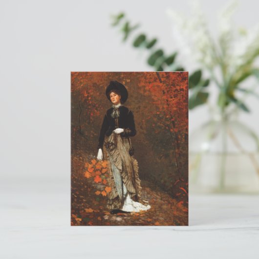 感謝祭オータムファインアートホリデーハガキ シーズンポストカード (スタンド正面)