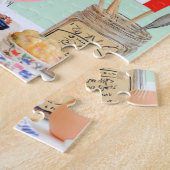 感謝祭カナダパズル | 居心地の良いキッチンパンケーキ ジグソーパズル (側面)