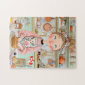 感謝祭カナダパズル | 居心地の良いキッチンパンケーキ ジグソーパズル (横)