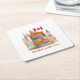 感謝祭カナダ | ドールハウスキッチン | パンケーキ スクエアペーパーコースター