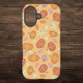 感謝祭カボチャと離れパターン Case-Mate iPhoneケース