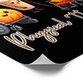 感謝祭カボチャのフィジカルセラピーのための落下 ポスター (角)