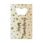 感謝祭カボチャ クレジットカード栓抜き (裏面)