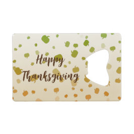 感謝祭カボチャ クレジットカード栓抜き