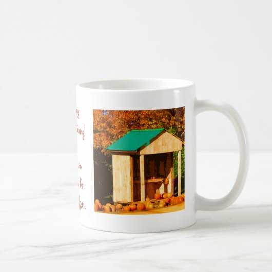 感謝祭カボチャ コーヒーマグカップ (右)