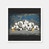 感謝祭カボチャ スタンダードカクテルナプキン (正面)