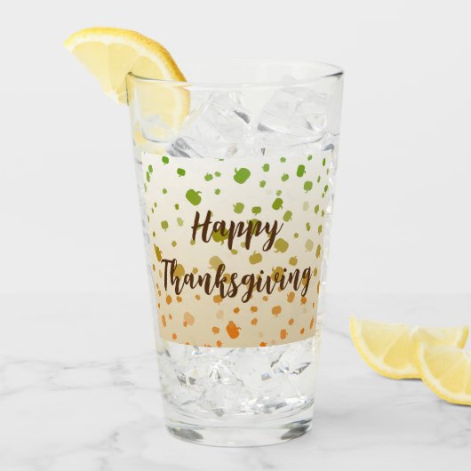 感謝祭カボチャ タンブラーグラス (アイス正面)