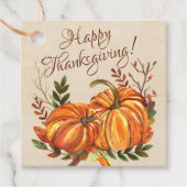 感謝祭カボチャ フェイバータグ (正面)