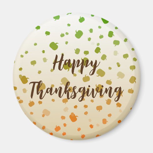 感謝祭カボチャ マグネット (正面)